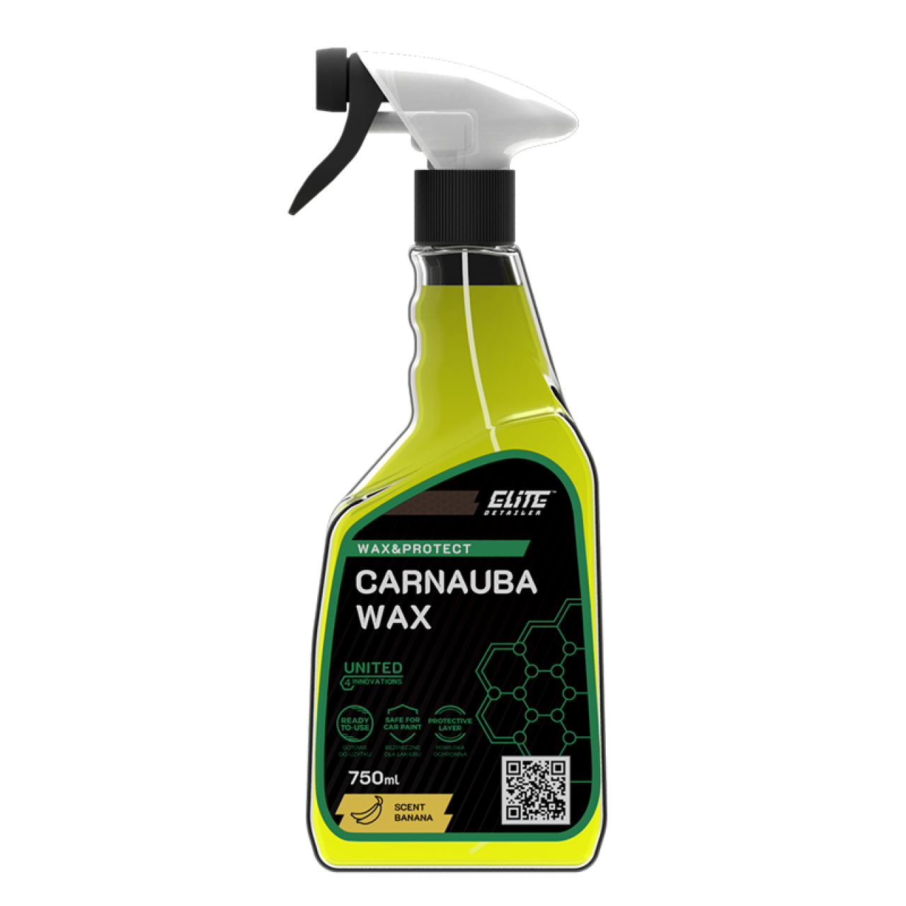 Carnauba Wax 750ml ProElite  είναι ένα υψηλής ποιότητας Κερι περιποίησης αυτοκινήτου. Η ειδική του σύνθεση με κερί Carnauba προσφέρει εξαιρετική γυαλάδα και προστασία στο χρώμα του αυτοκινήτου σας