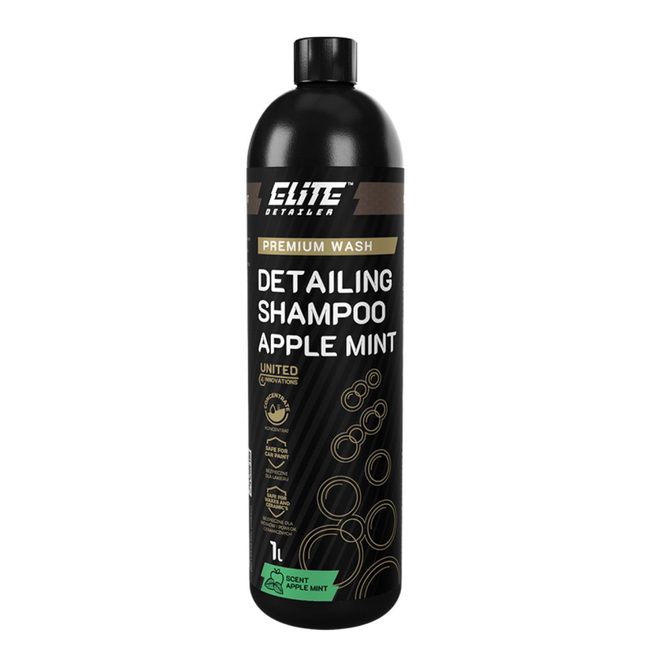 Detailing Shampoo Apple Mint 1L - Συμπυκνωμένο Σαμπουάν Αυτοκινήτου με Άρωμα Μήλο και Μέντα