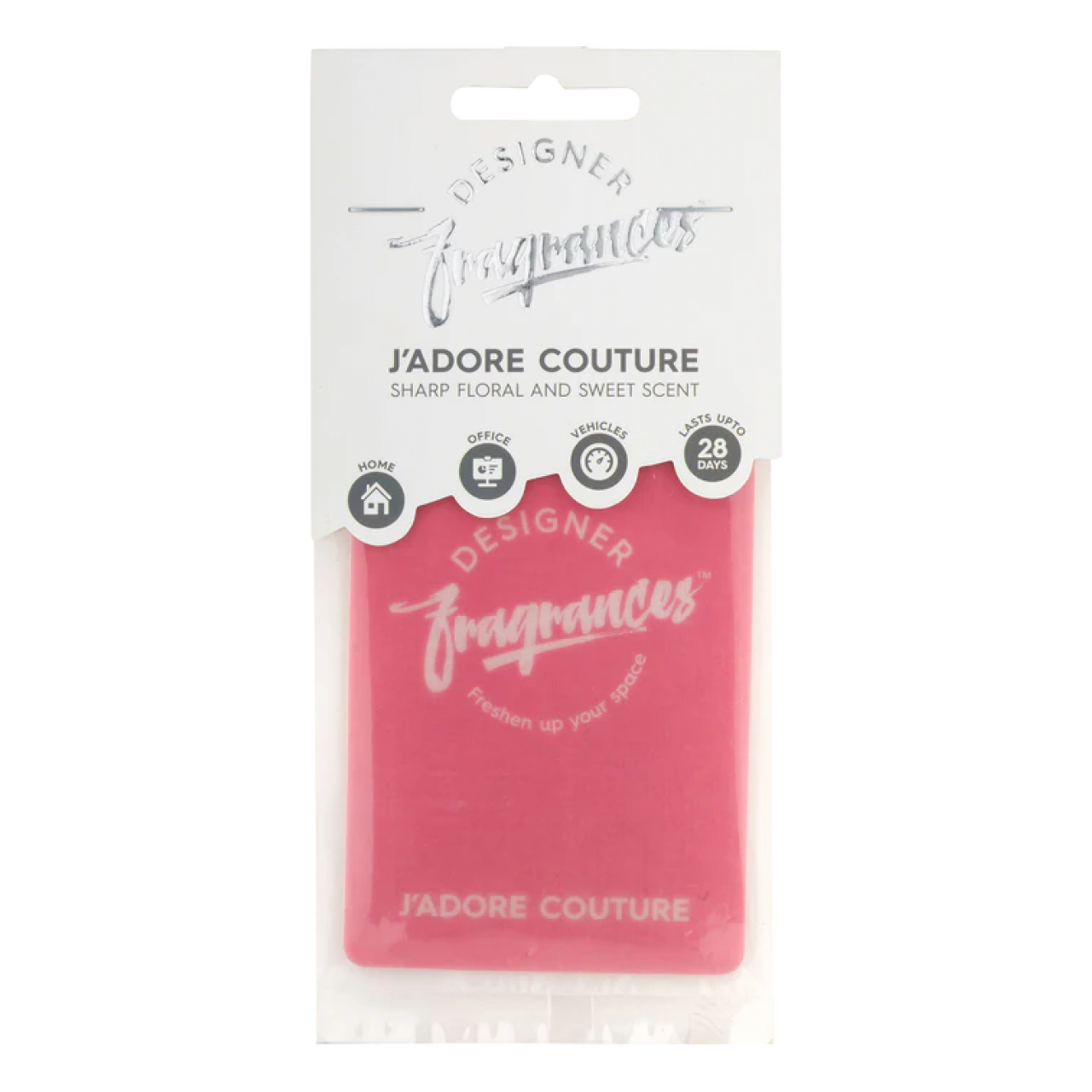 Designer Fragrances Car Air Freshener Cards J'ADORE COUTURE