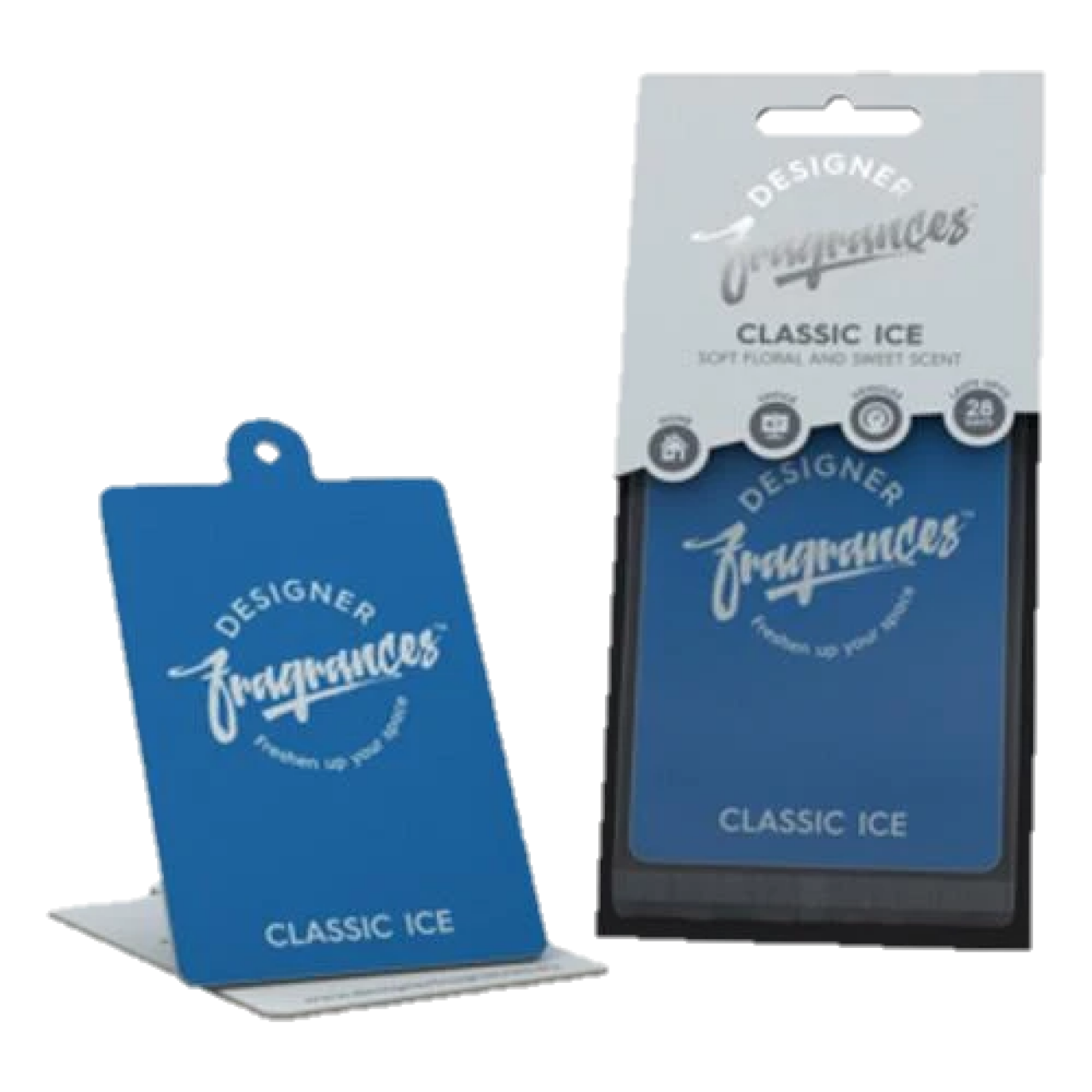 Designer Fragrances Car Air Fresheners Card CLASSIC ICE