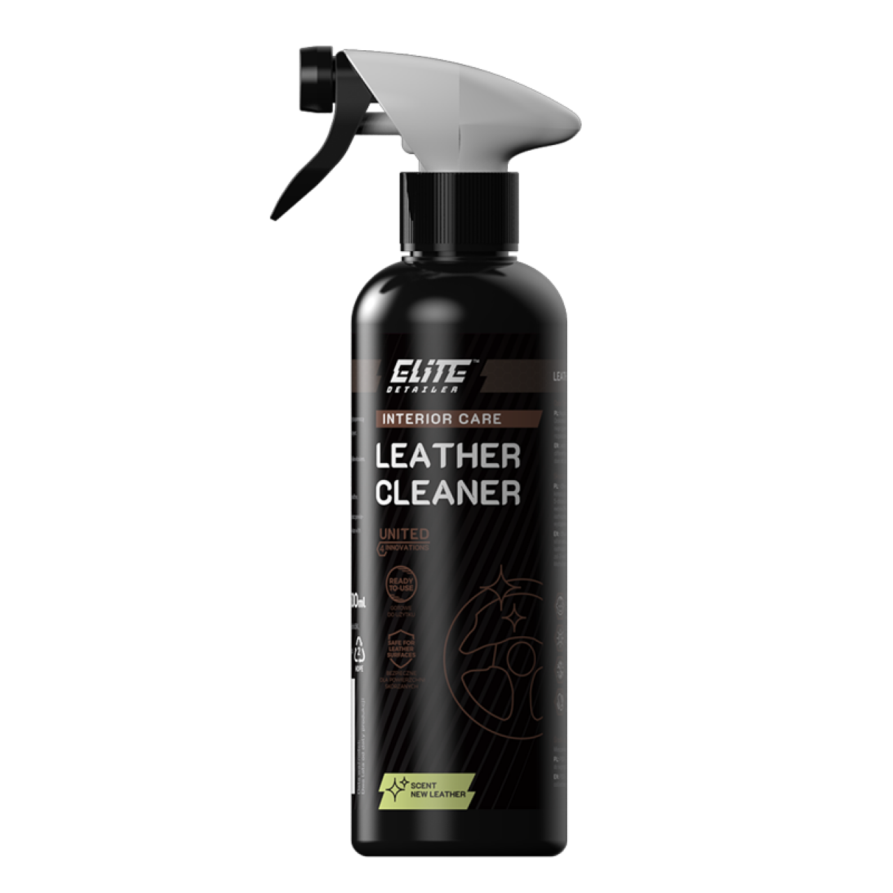 Leather Cleaner 500ml - Εξειδικευμένο Καθαριστικό Δέρματος, Αποτελεσματικό και Φιλικό Προς το Δέρμα