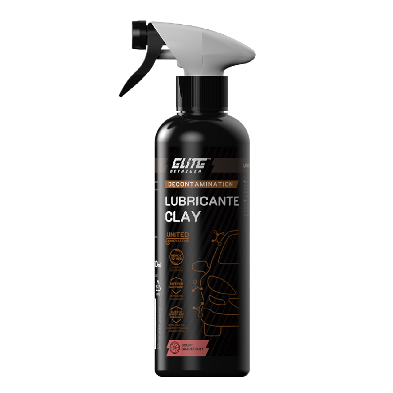 Lubricante Clay 500ml - Ειδικό Λιπαντικό για Εργασίες με Πηλό στο Αυτοκίνητο με Άρωμα Γκρέιπφρουτ