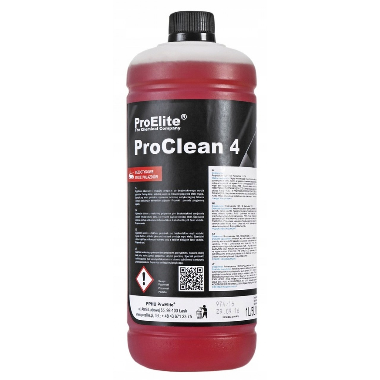 Ενεργός  Αφρός  ProClean4 1L Pro Elite 