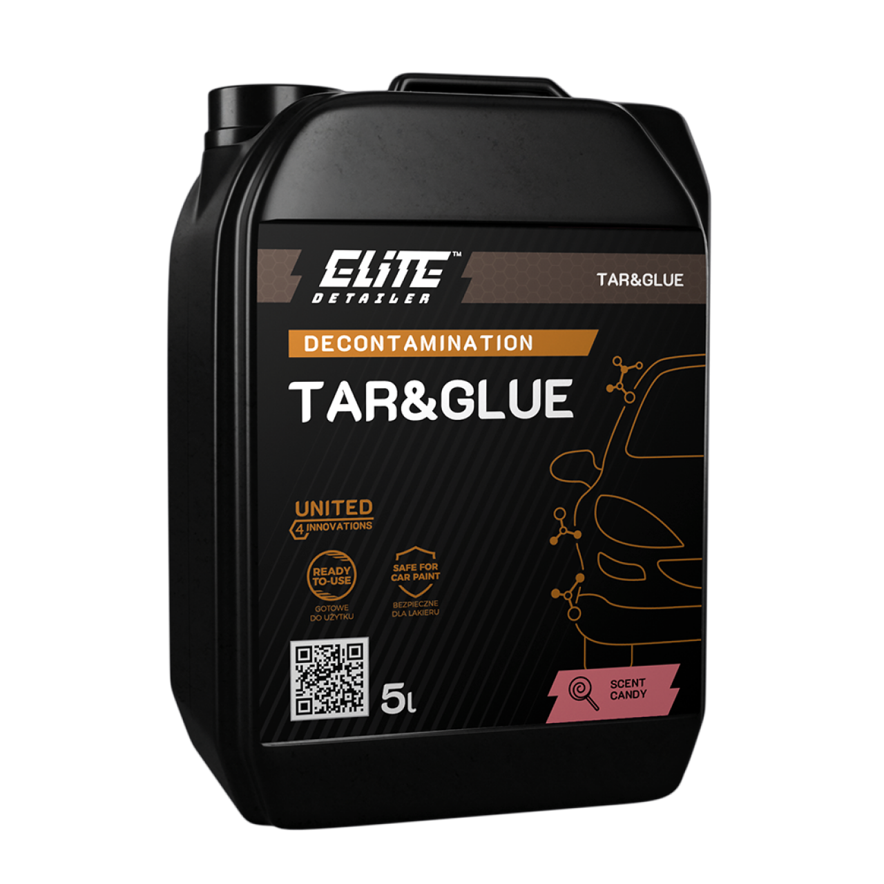 TAR AND GLUE 5L - Επαγγελματικό Καθαριστικό Πίσσας και Κόλλας για Αυτοκίνητα