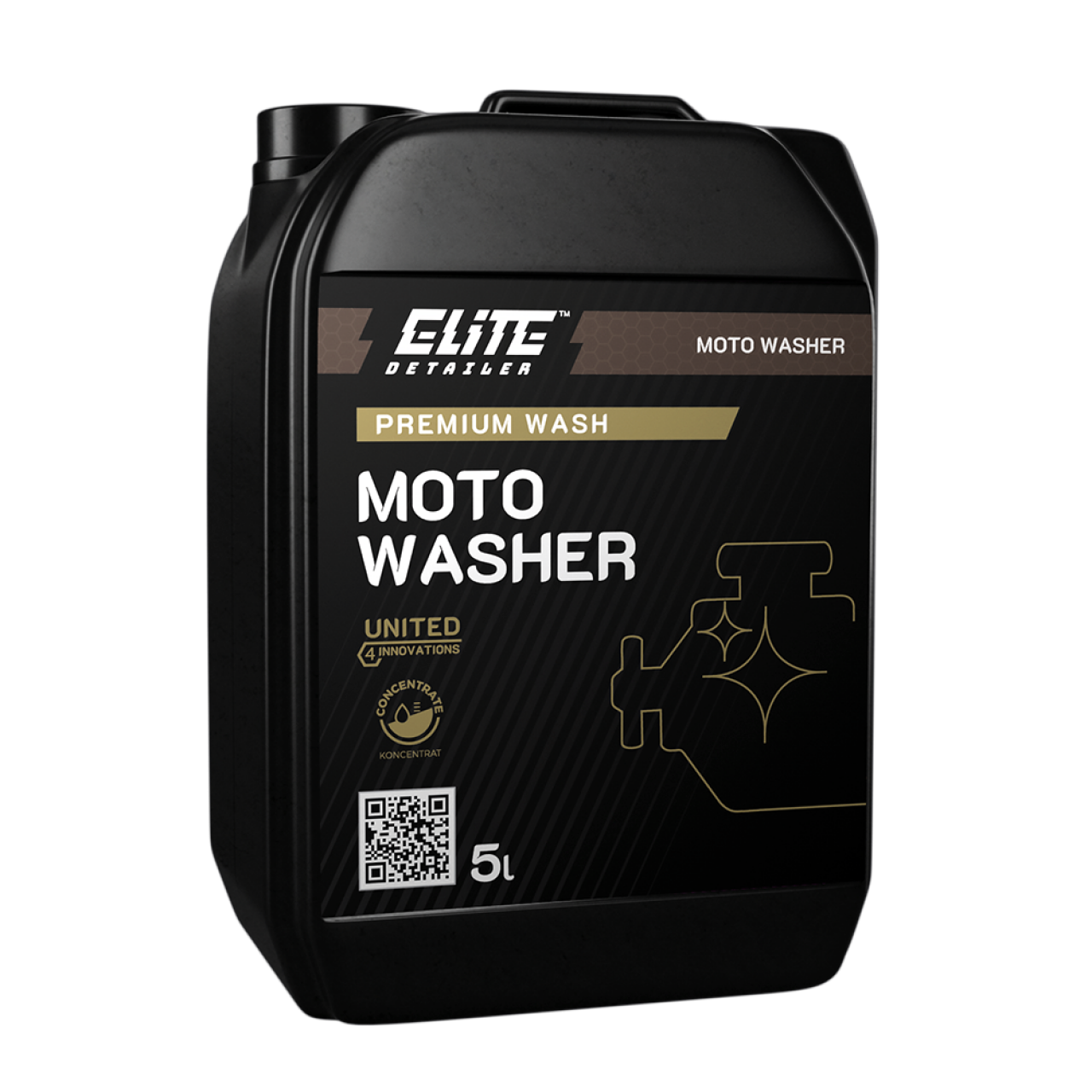 Moto Washer 5L - Αλκαλικό Καθαριστικό Συμπύκνωμα για Κινητήρες