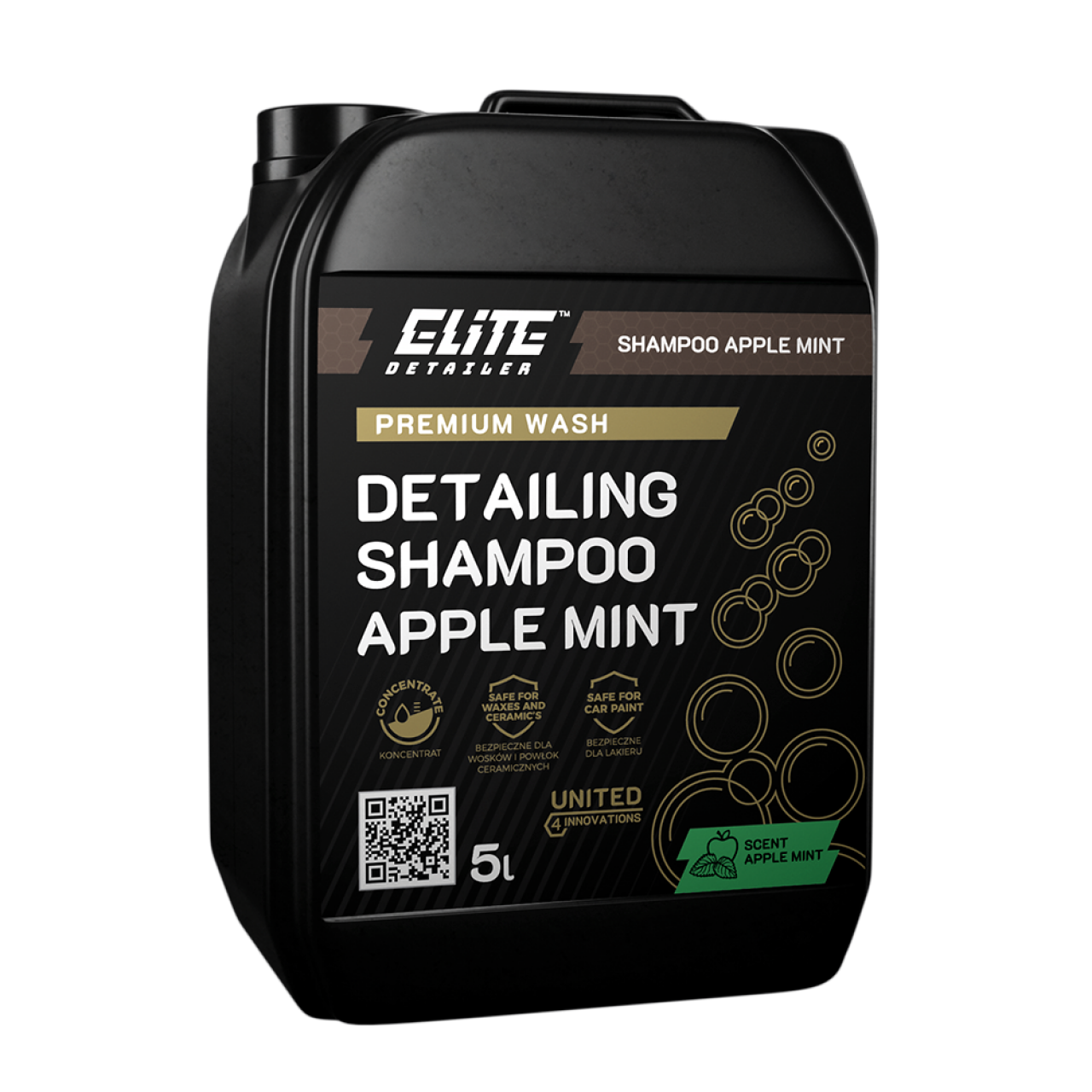 Detailing Shampoo Apple Mint 5L - Συμπυκνωμένο Σαμπουάν Αυτοκινήτου με Άρωμα Μήλο και Μέντα