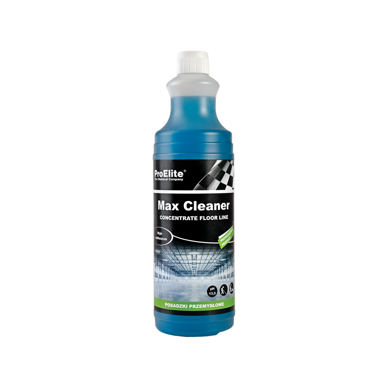 Max Cleaner 1L, Αλκαλικό συμπύκνωμα για πλύσιμο βιομηχανικών δαπέδων